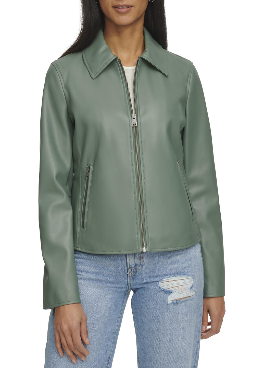 Зеленая демисезонная куртка куртка-пиджак Levi's