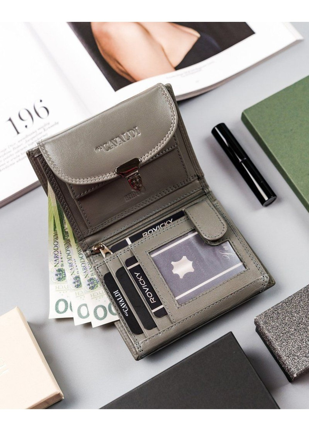 Кошелек женский кожаный RD-19-GCL 4U Cavaldi (254314407)