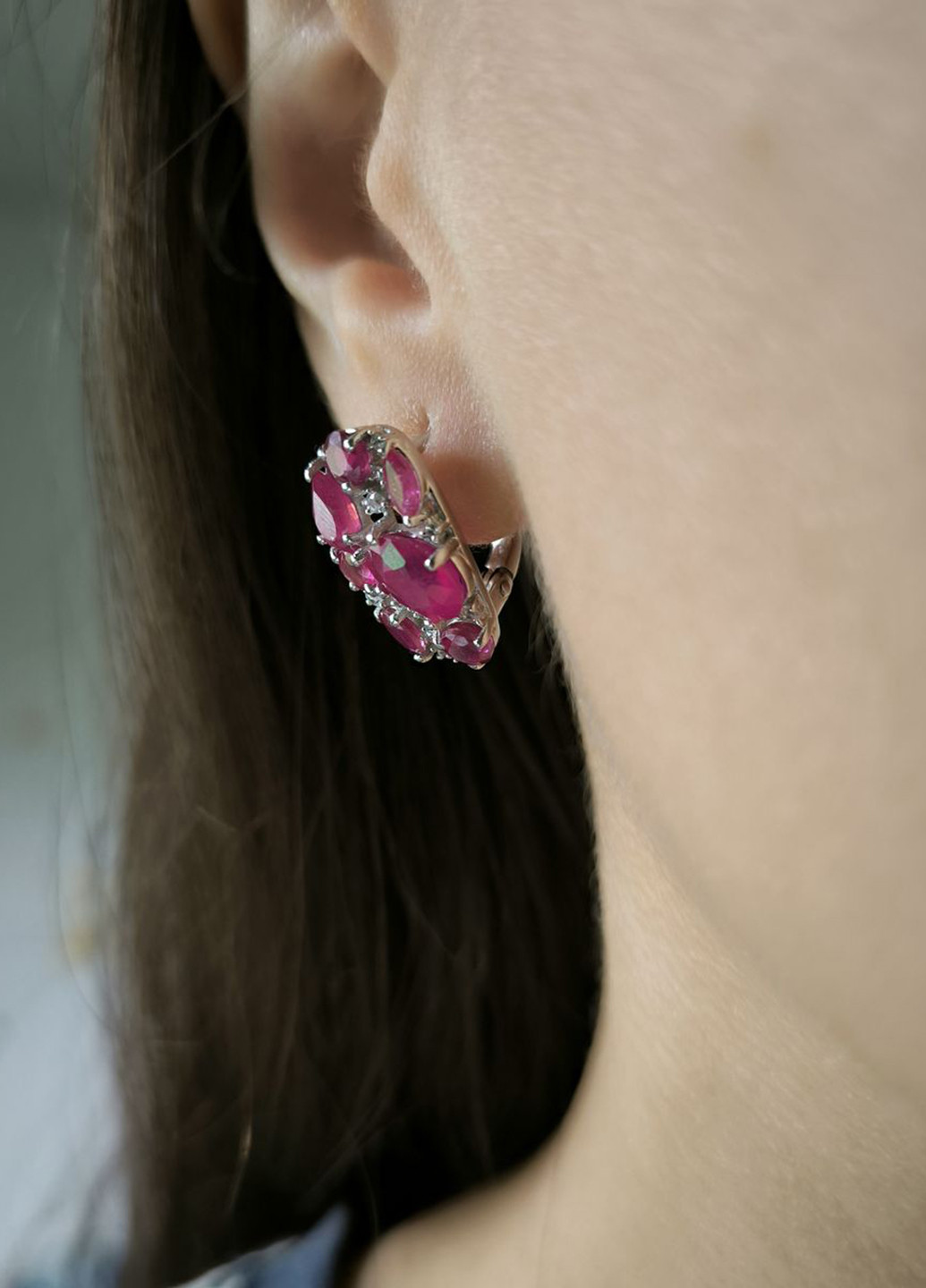 Сережки Silver Flame (354214658)