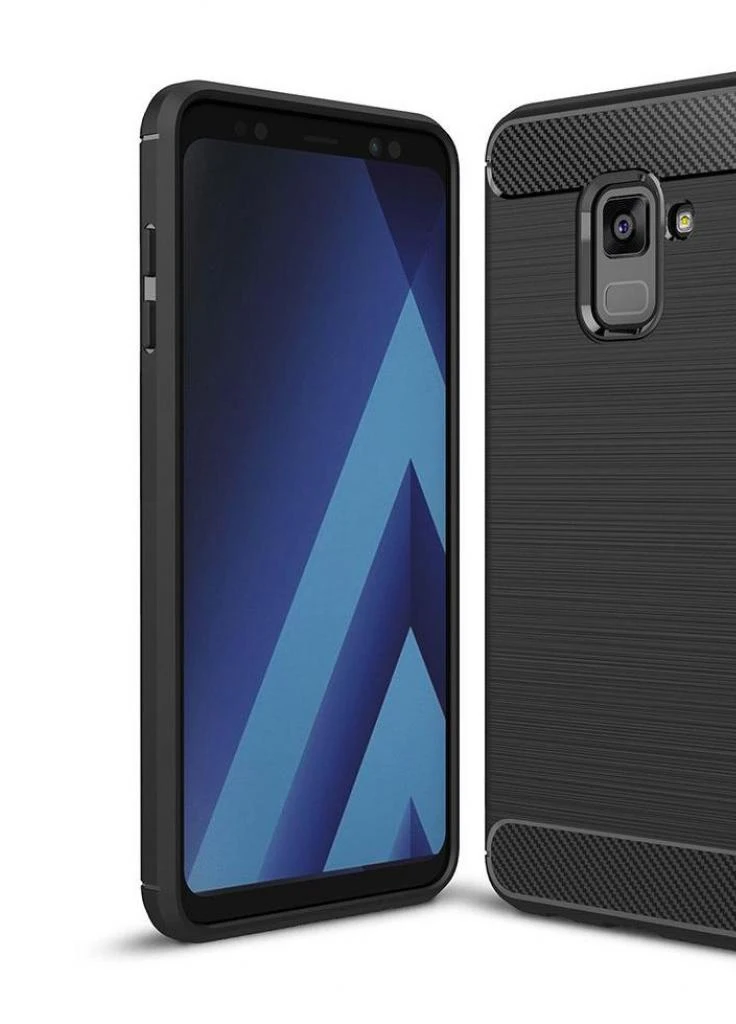 Чохол для мобільного телефону (смартфону) для SAMSUNG Galaxy A8 2018 Carbon Fiber (Black) Laudtec (LT-A73018B) BeCover (201493245)