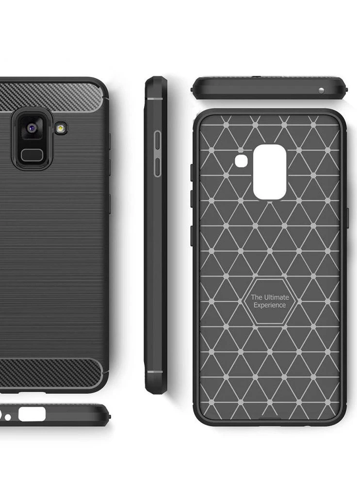 Чохол для мобільного телефону (смартфону) для SAMSUNG Galaxy A8 2018 Carbon Fiber (Black) Laudtec (LT-A73018B) BeCover (201493245)