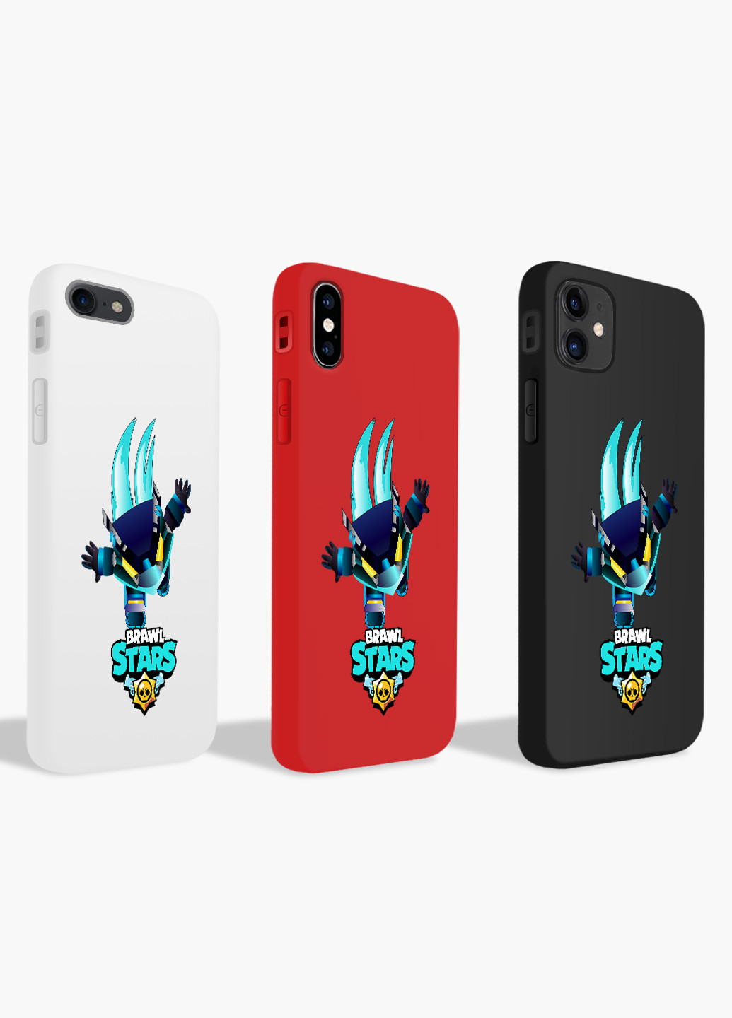 Чохол силіконовий Apple Iphone 8 plus Темний Ворон Бравл Старс (Dark Crow Brawl Stars) (6154-1706) MobiPrint (219558984)