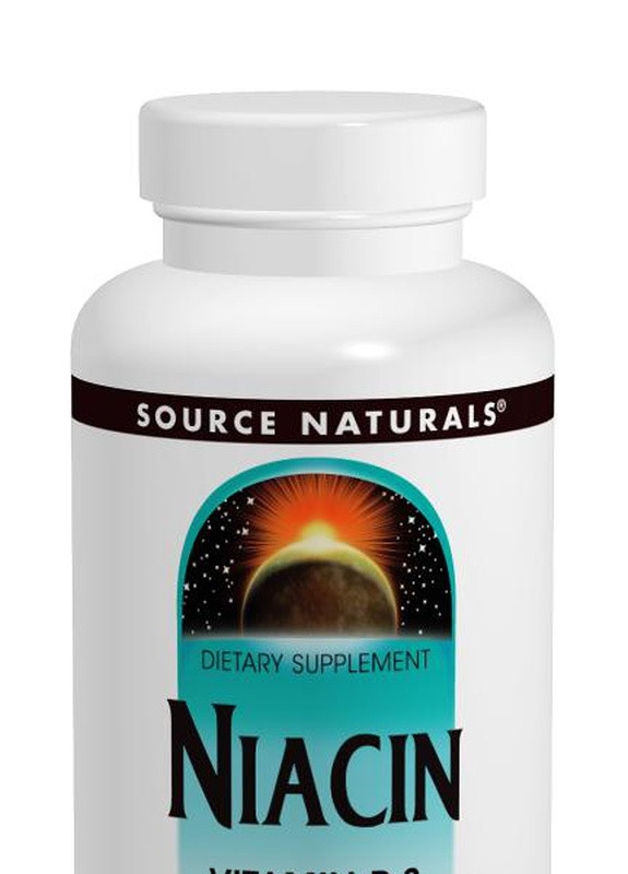 Ніацин (В3) 100мг,, 250 таблеток Source Naturals (228293067)