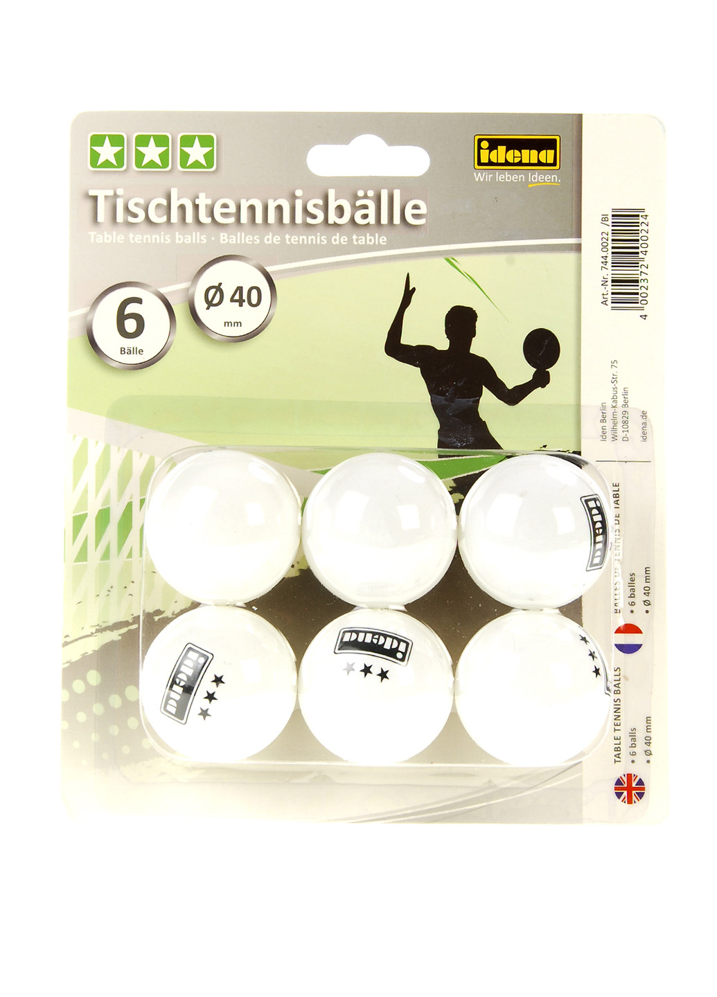 Мячики для тенниса (6 шт.) Aldi (132316641)