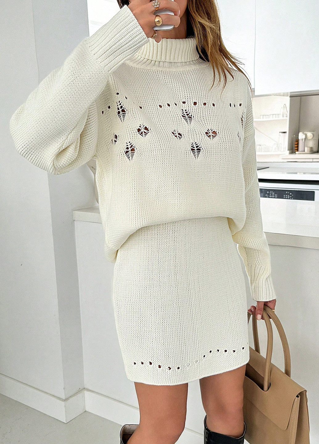 Костюм (свитер, юбка) Motf (364099540)