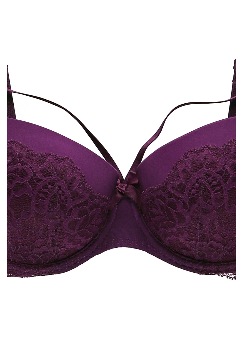 Фиолетовый балконет бюстгальтер Hunkemoller с косточками полиамид