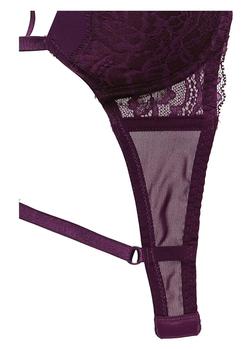 Фиолетовый балконет бюстгальтер Hunkemoller с косточками полиамид