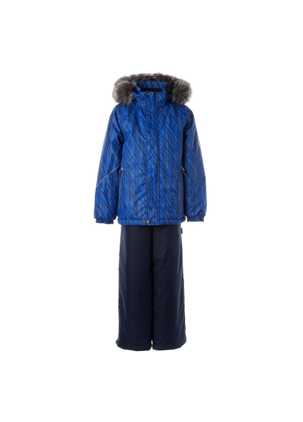 Синий зимний комплект зимний (куртка + полукомбинезон) dante 1 Huppa
