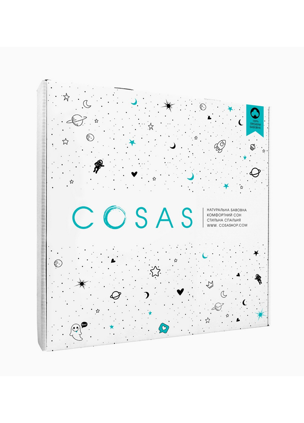 Комплект сімейної постільнї білизни Delta Color Graphite 2x160x220 см (4822052081631) Cosas (251851710)