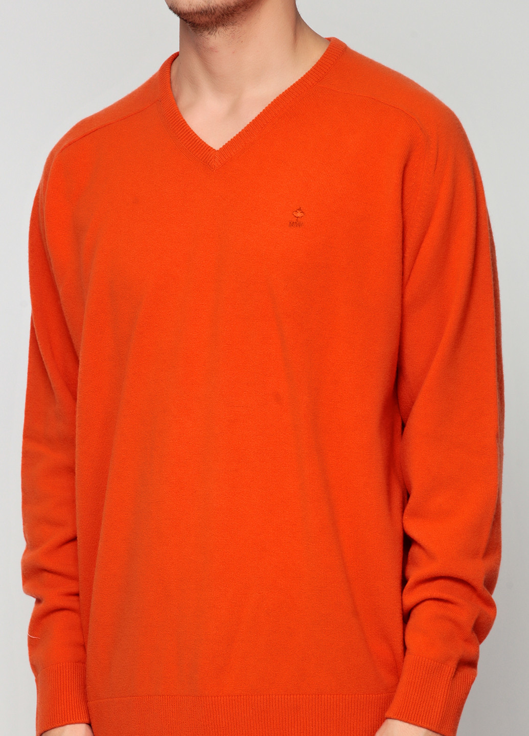 Оранжевый демисезонный пуловер пуловер River Woods