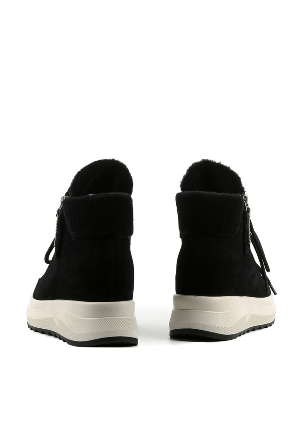 Зимние ботинки Le'BERDES со шнуровкой, с молнией из натуральной замши