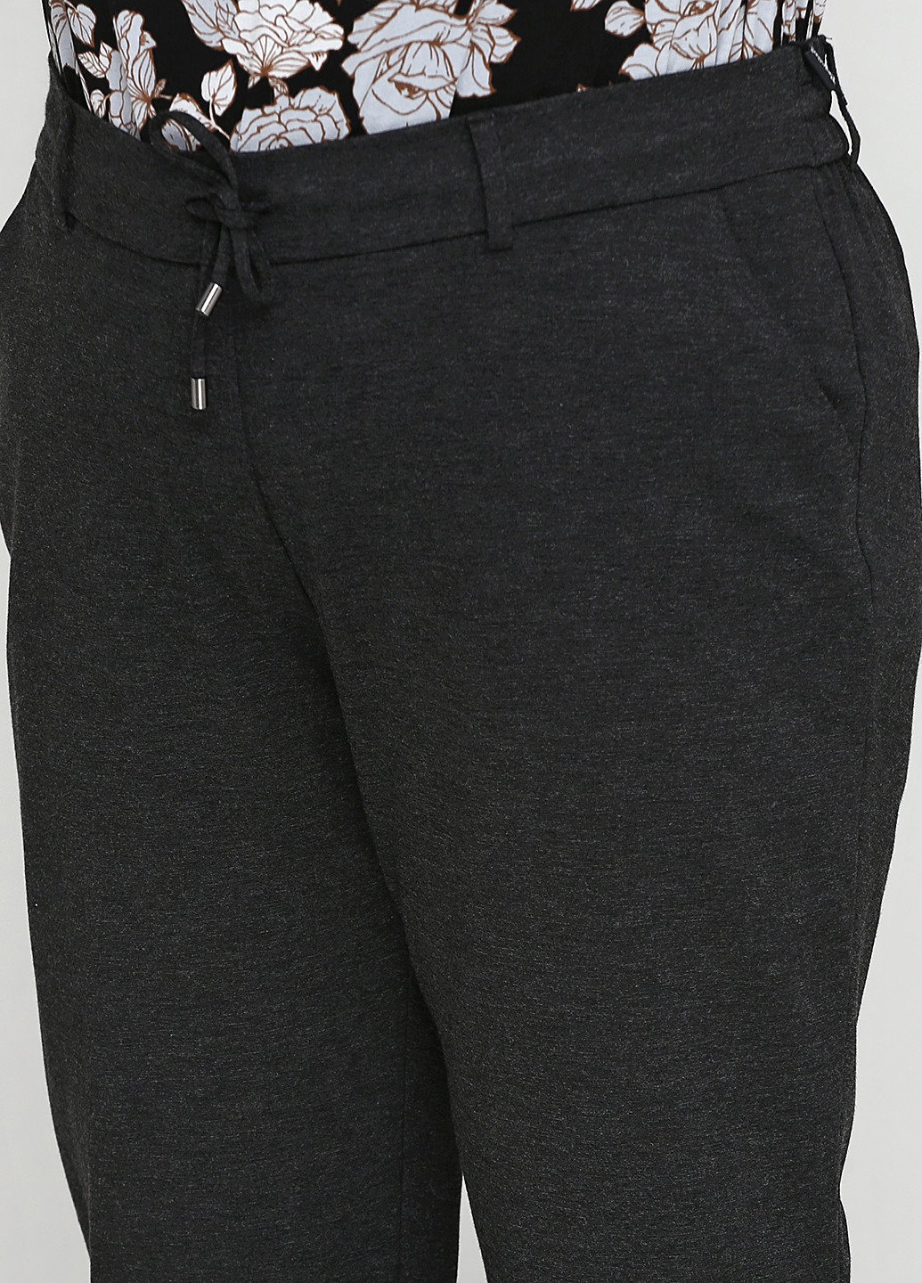 Серые кэжуал демисезонные прямые брюки BRANDTEX CLASSIC