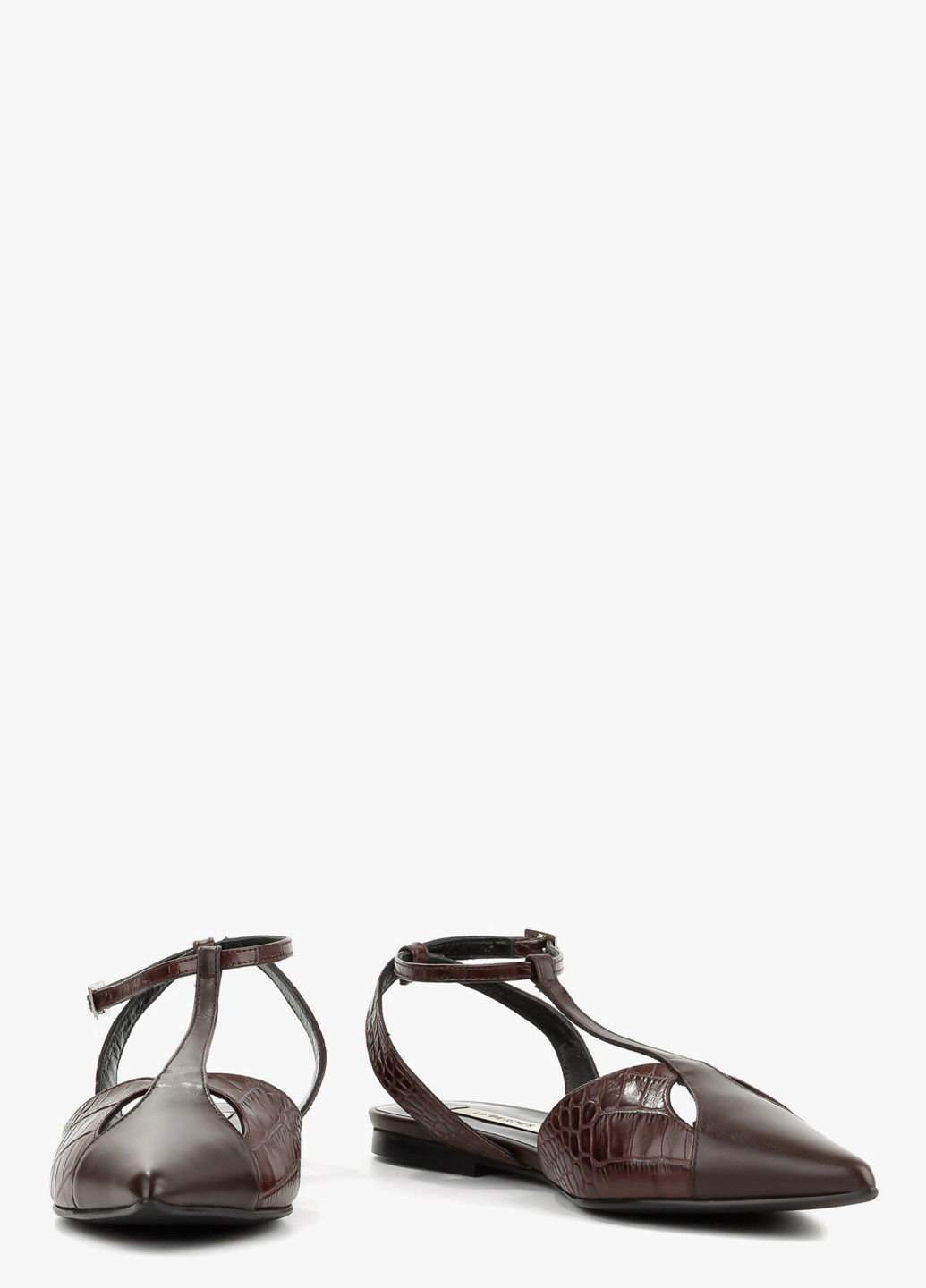 Le'BERDES Туфлі слінгбекі коричневий з натуральна шкіра, україна — демісезон (328003885)