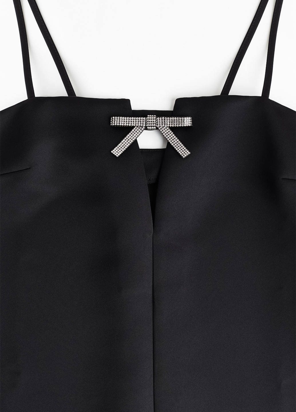 Чорна коктейльна, кежуал сукня H&M однотонна