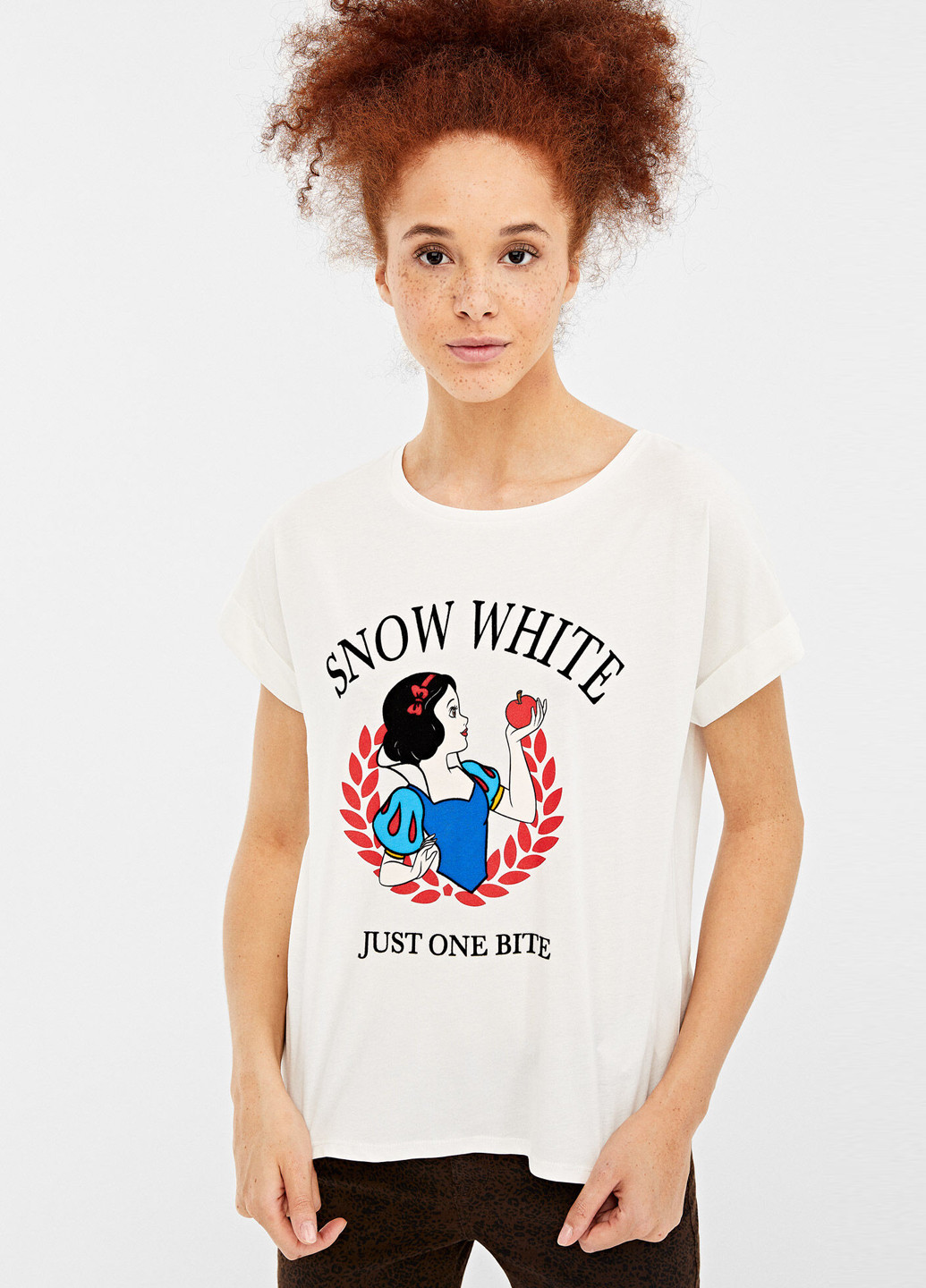 Белая летняя футболка Springfield