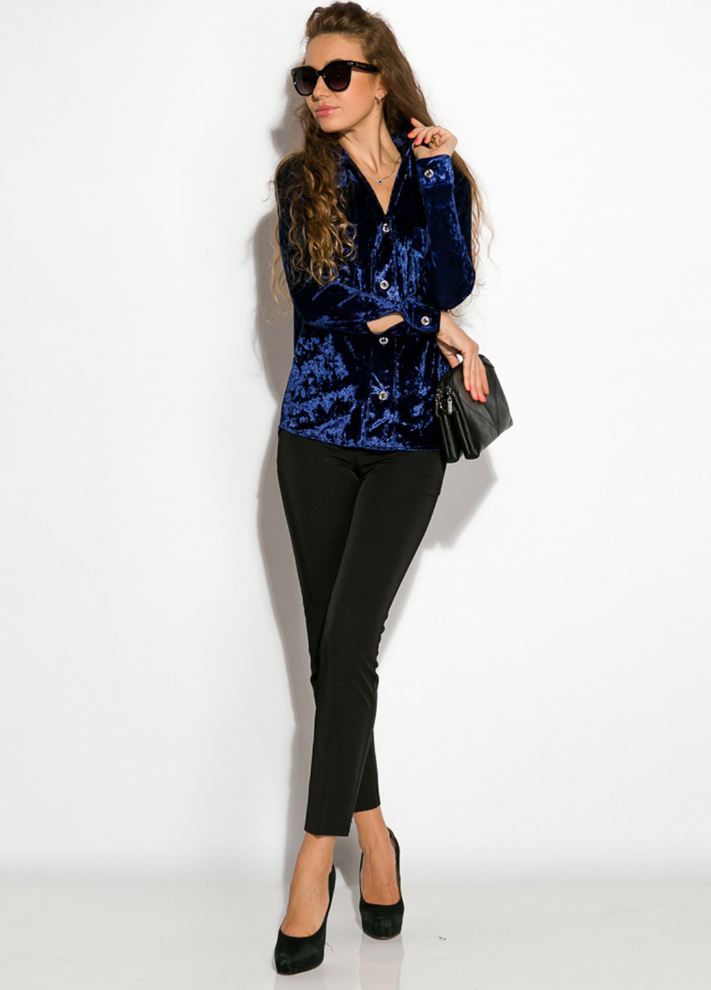 Темно-синя блуза Gull