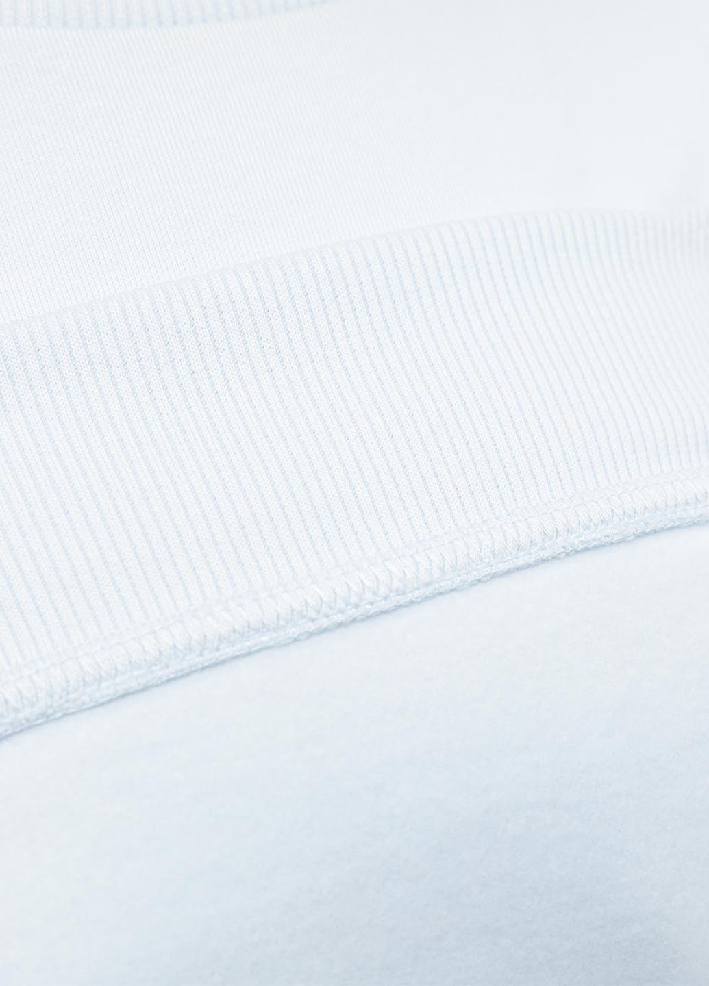 Светло-голубой свитшот The North Face логотип без декора (363354106)