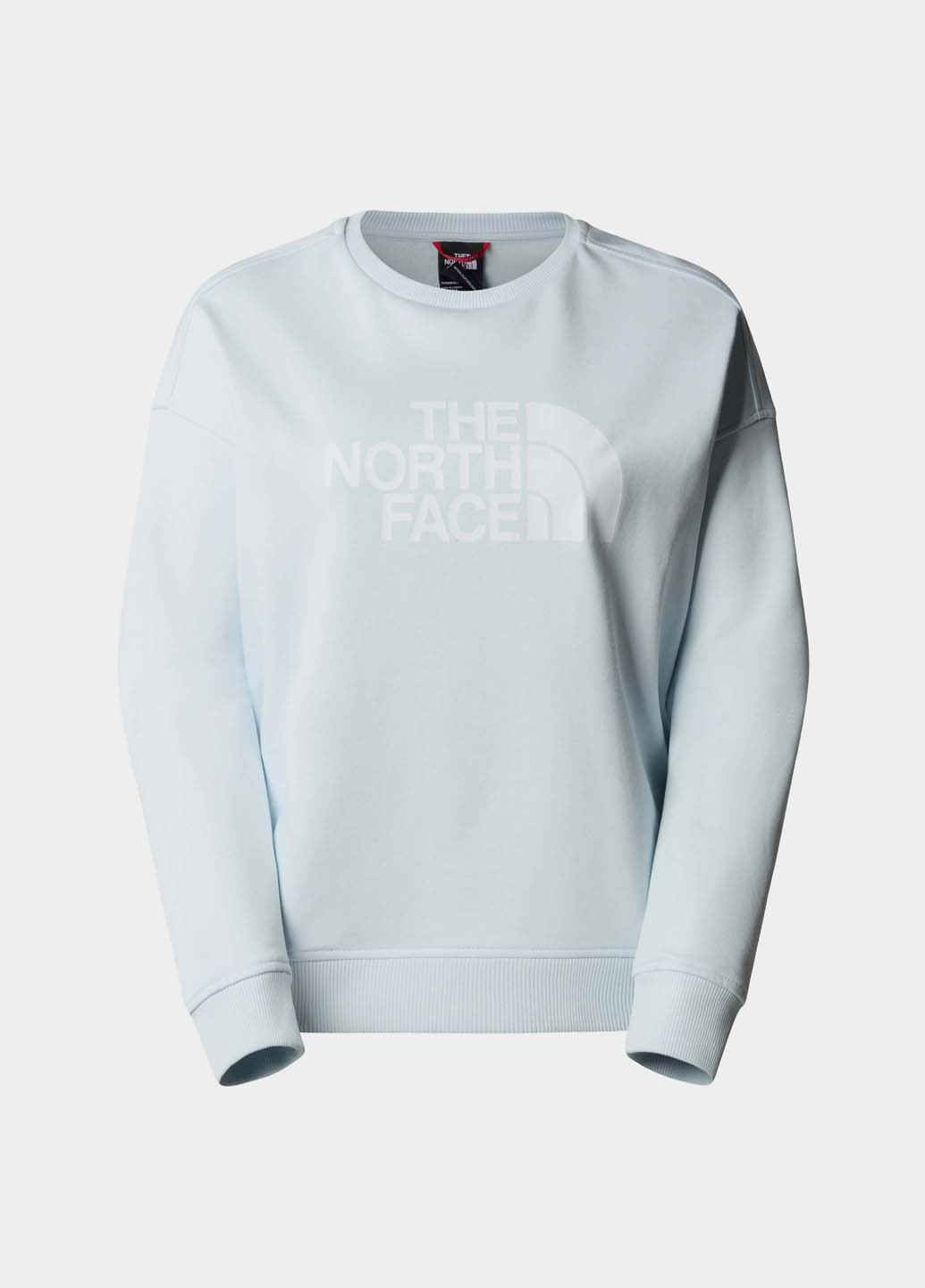 Светло-голубой свитшот The North Face логотип без декора (363354106)