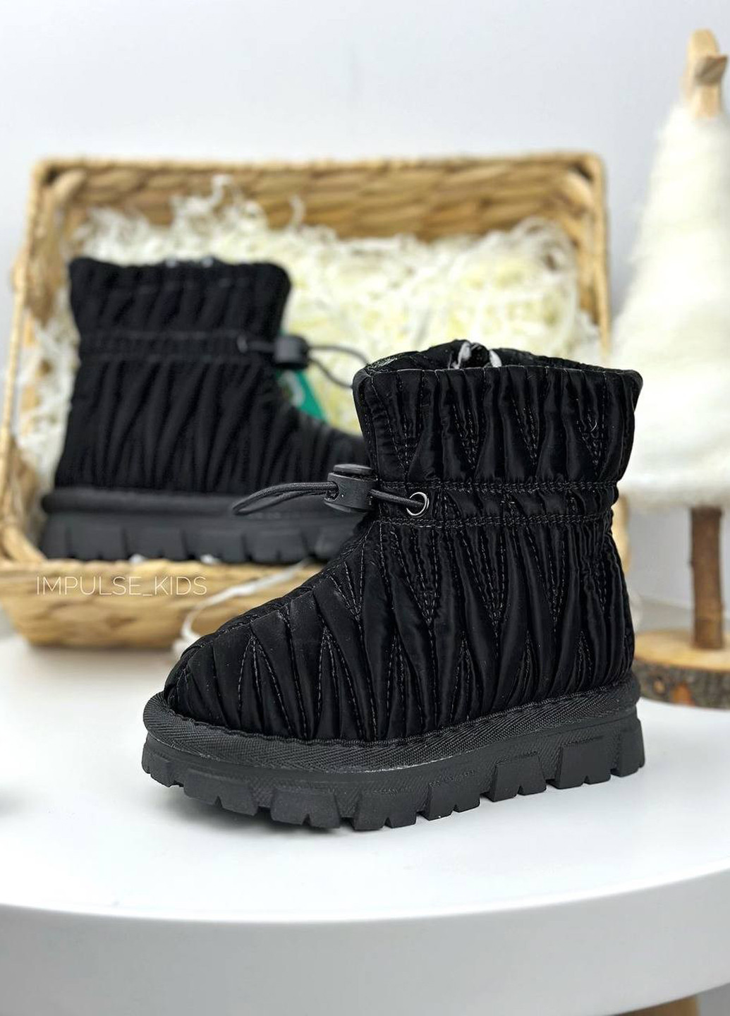 Черные кэжуал зимние ботинки Paliament