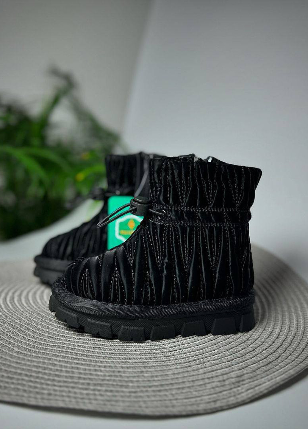 Черные кэжуал зимние ботинки Paliament