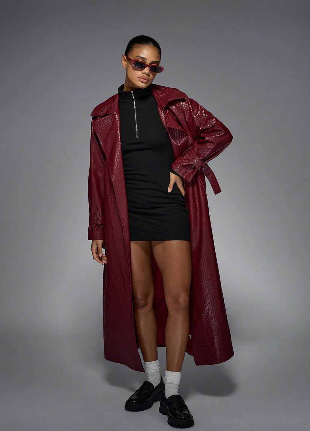 Чорна кежуал сукня сукня светр SHEIN однотонна