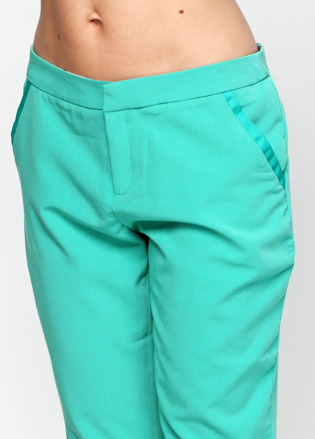 Зеленые кэжуал демисезонные брюки Axel