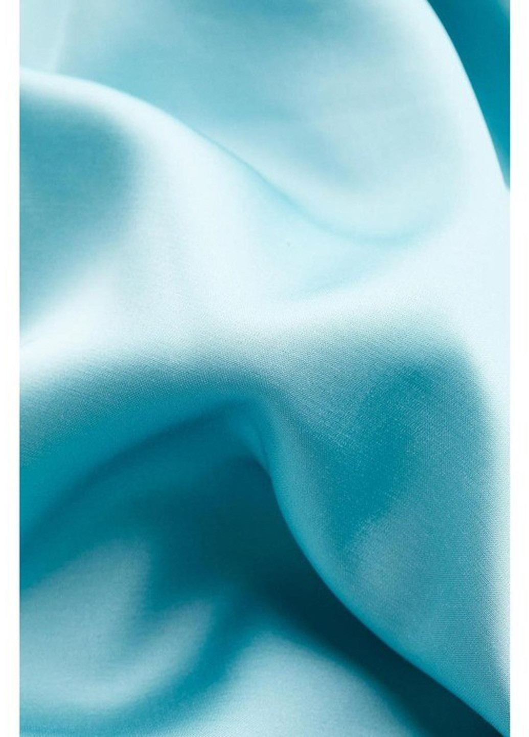 Світло-бірюзова вечірня сукня сукня-комбінація H&M однотонна