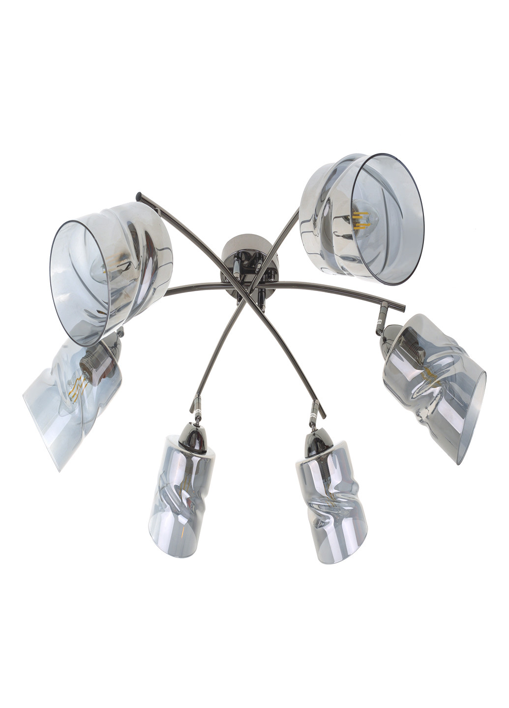 Люстра на 6 лампочек LK-723S/6 E27 BK + CH Brille (251891711)