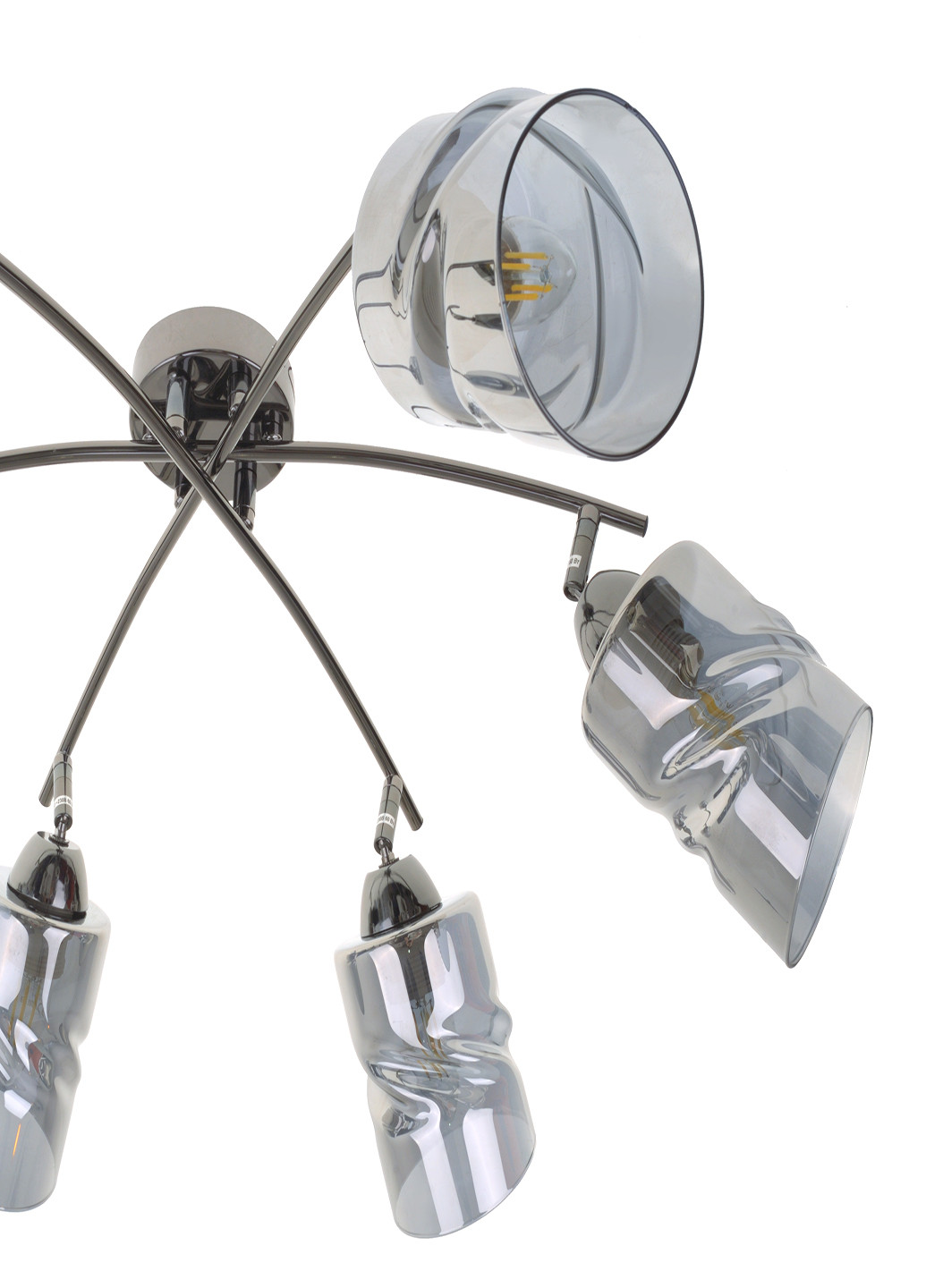 Люстра на 6 лампочек LK-723S/6 E27 BK + CH Brille (251891711)