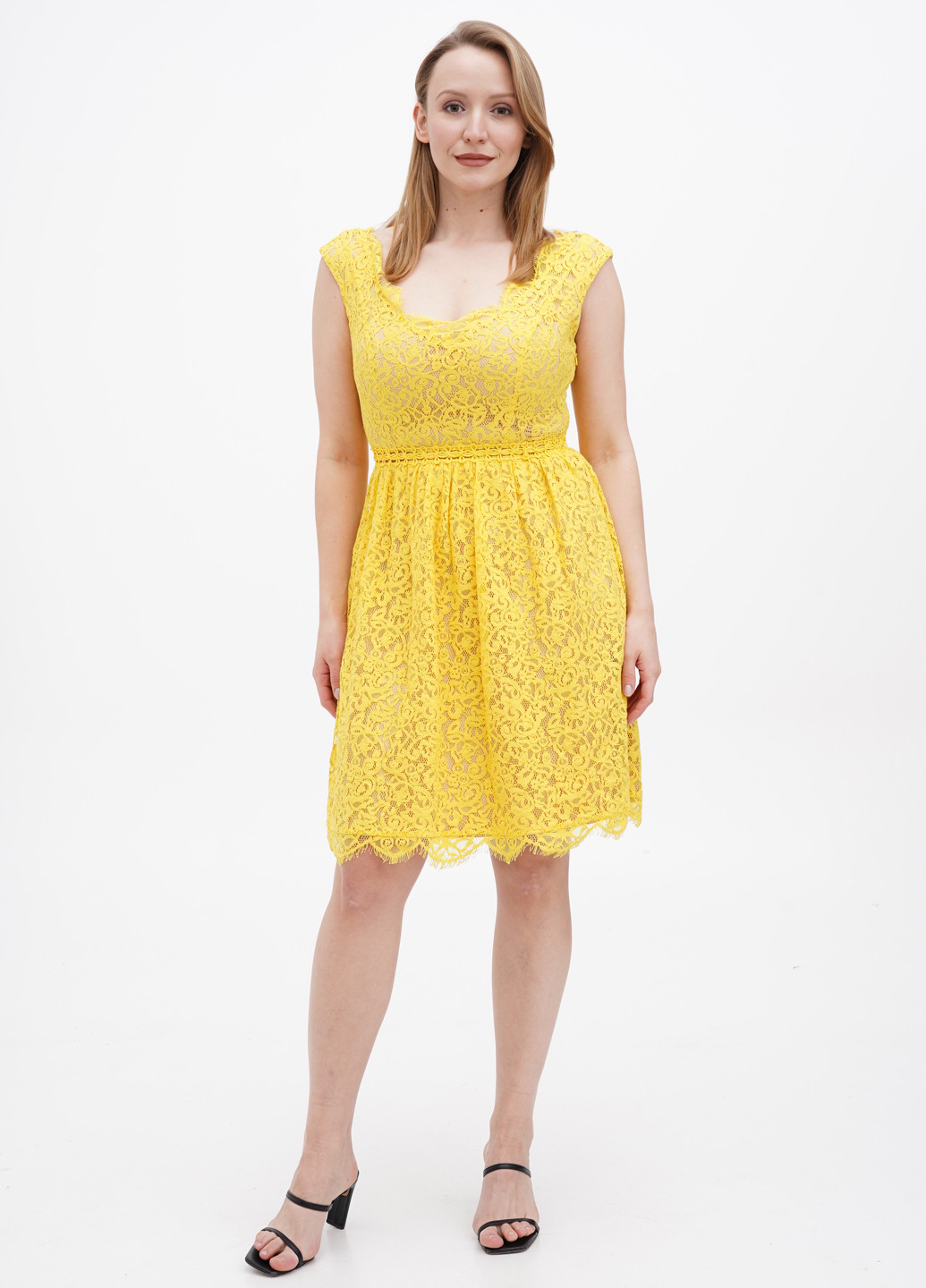 Желтое кэжуал платье Liu Jo однотонное