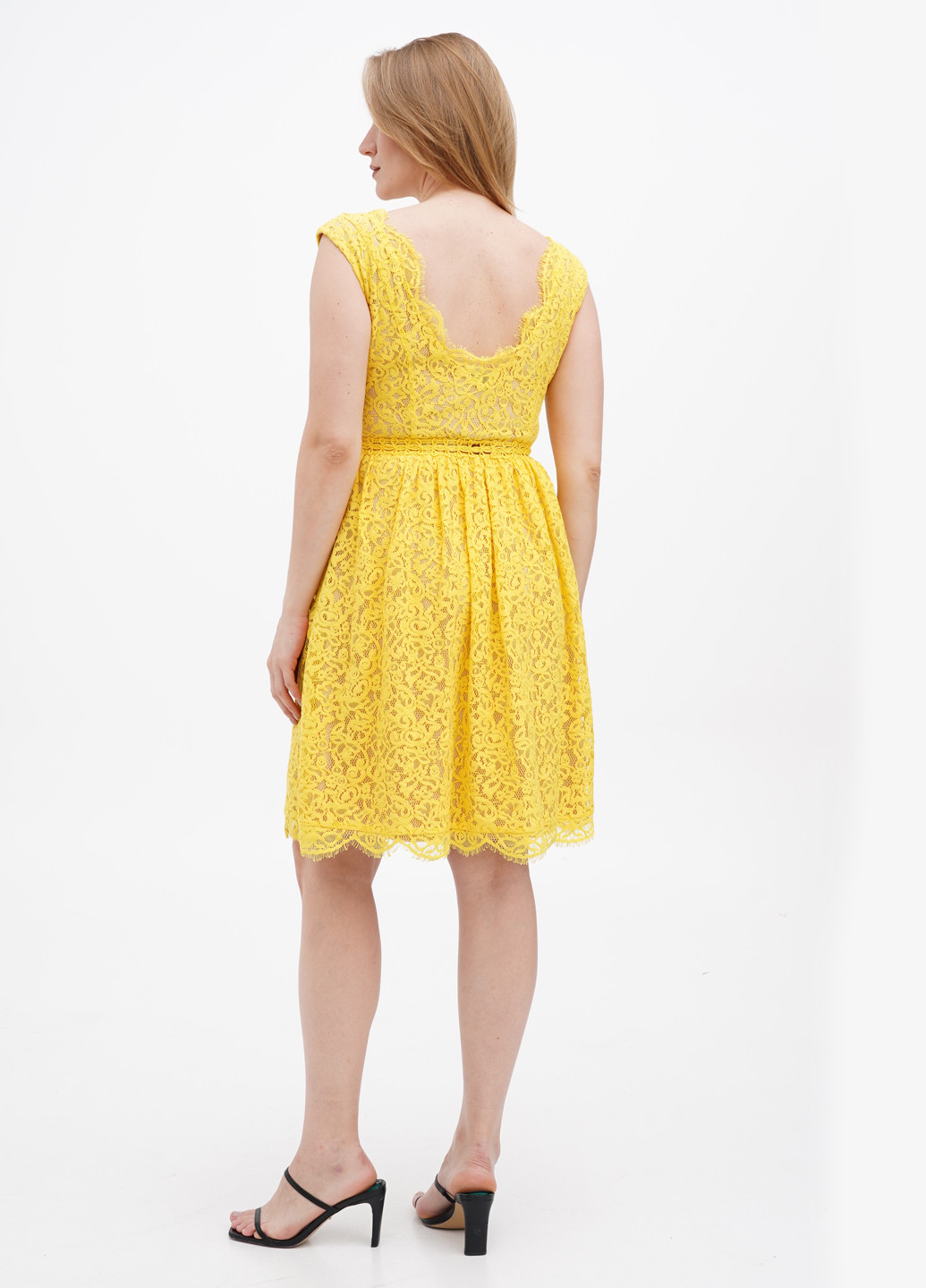 Желтое кэжуал платье Liu Jo однотонное