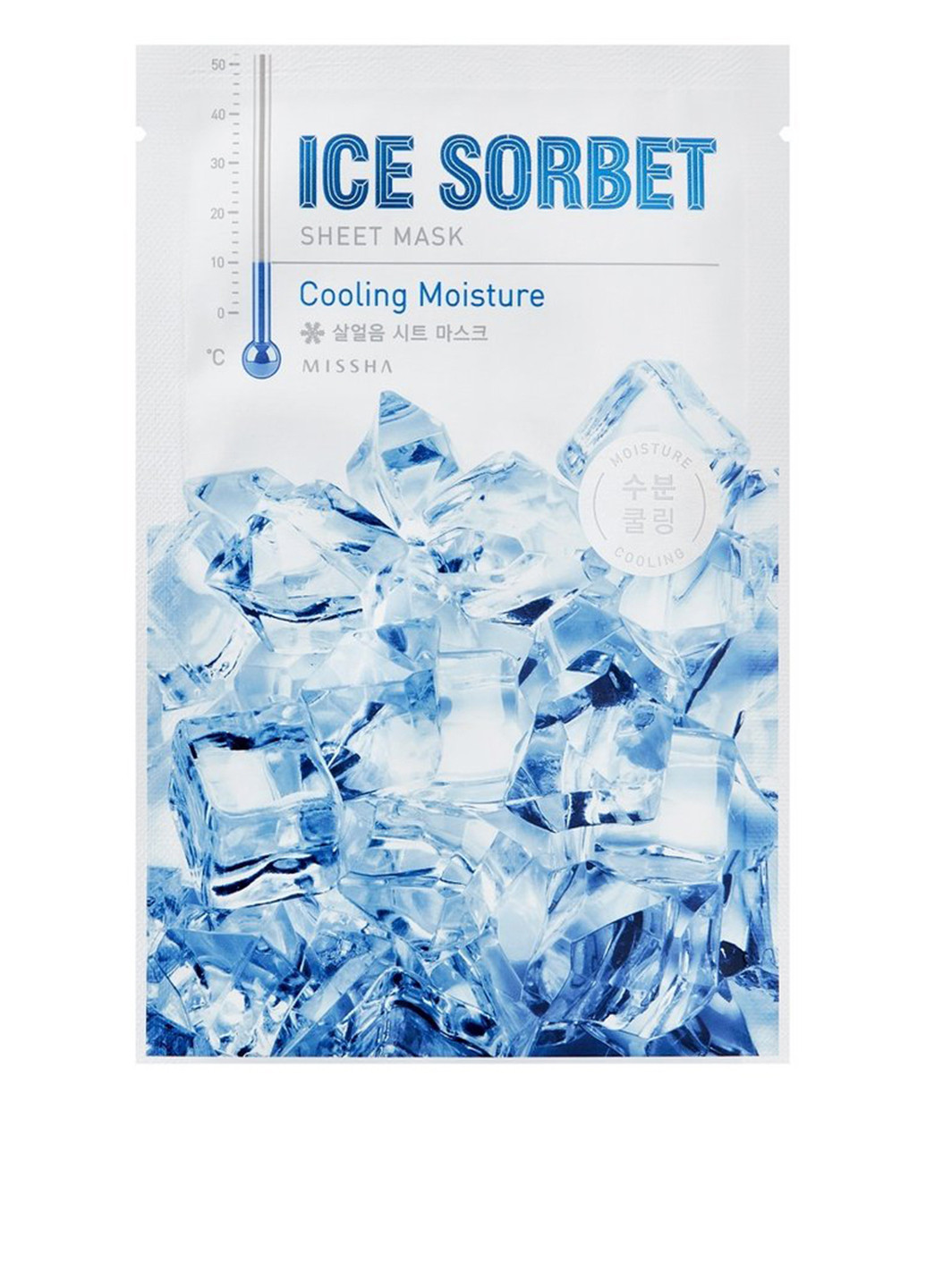 Маска для лица Ice Sorbet Sheet Cooling Moisture, 30 г MISSHA (184346311)