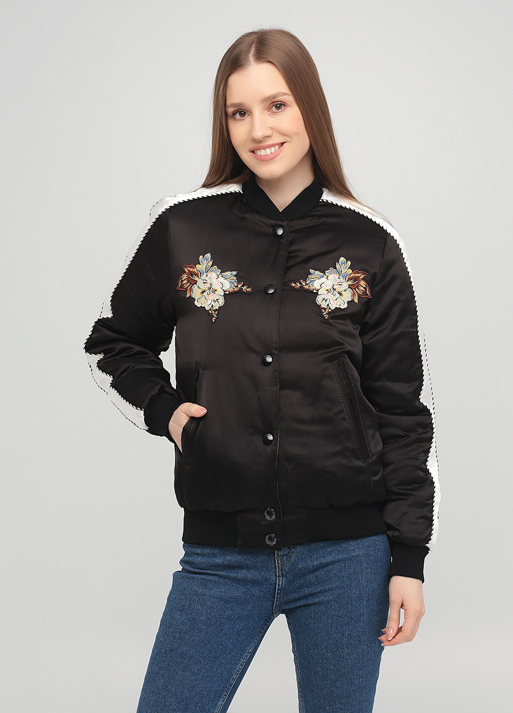 Черный демисезонный Пуховик Coach