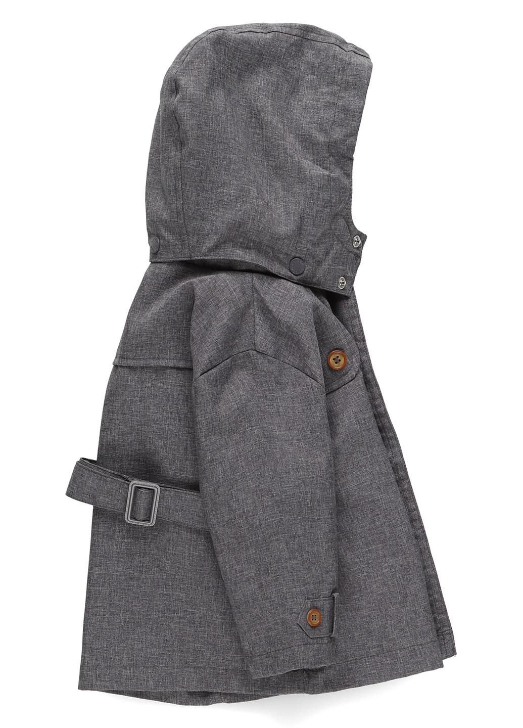 Серое демисезонное Пальто двубортное Chicco