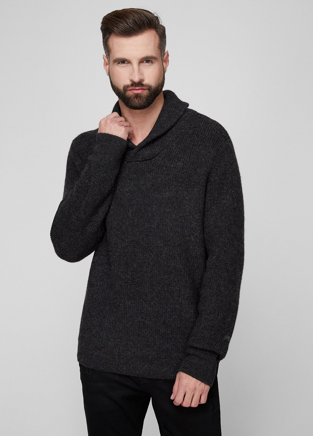 Чорний зимовий светр G-Star Raw