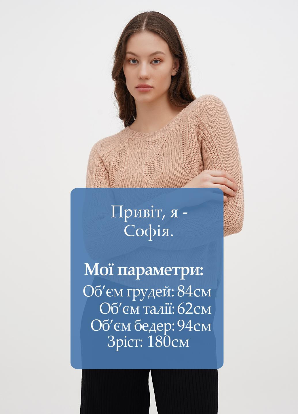 Рожево-коричневий демісезонний джемпер джемпер No Brand