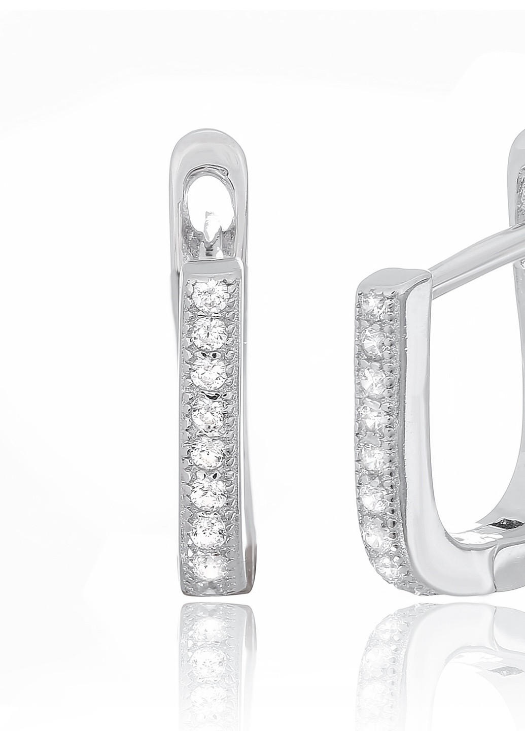 Серебряные серьги с фианитами с2ф/368 Silvex925 (251376103)