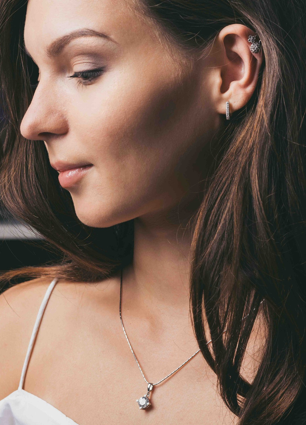 Серебряные серьги с фианитами с2ф/368 Silvex925 (251376103)