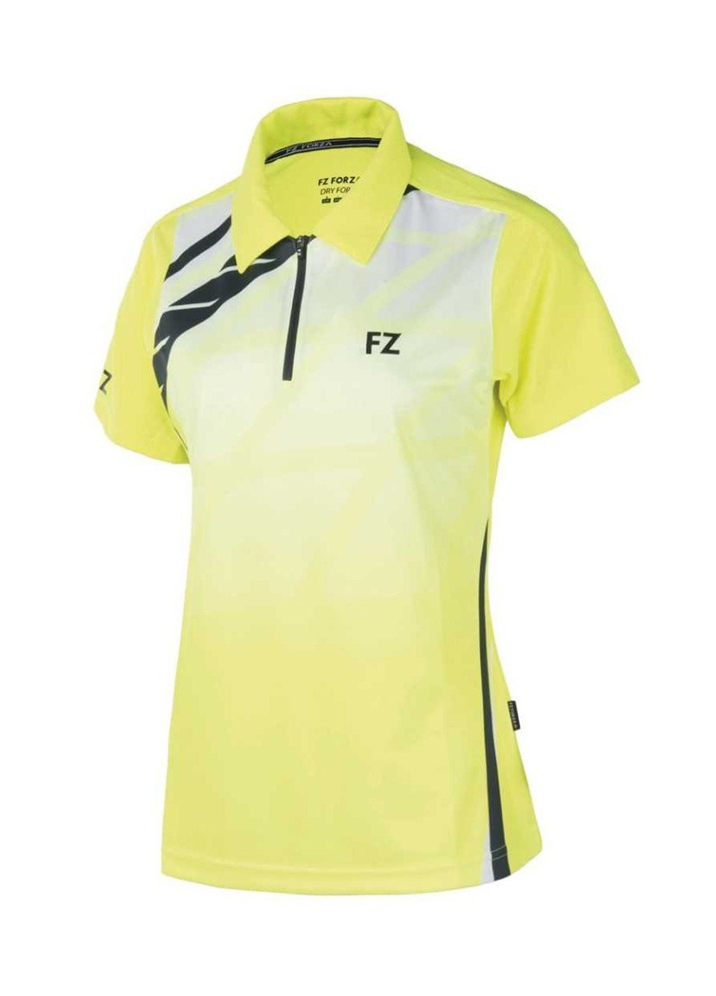 Желтая женская футболка-поло FZ Forza с логотипом