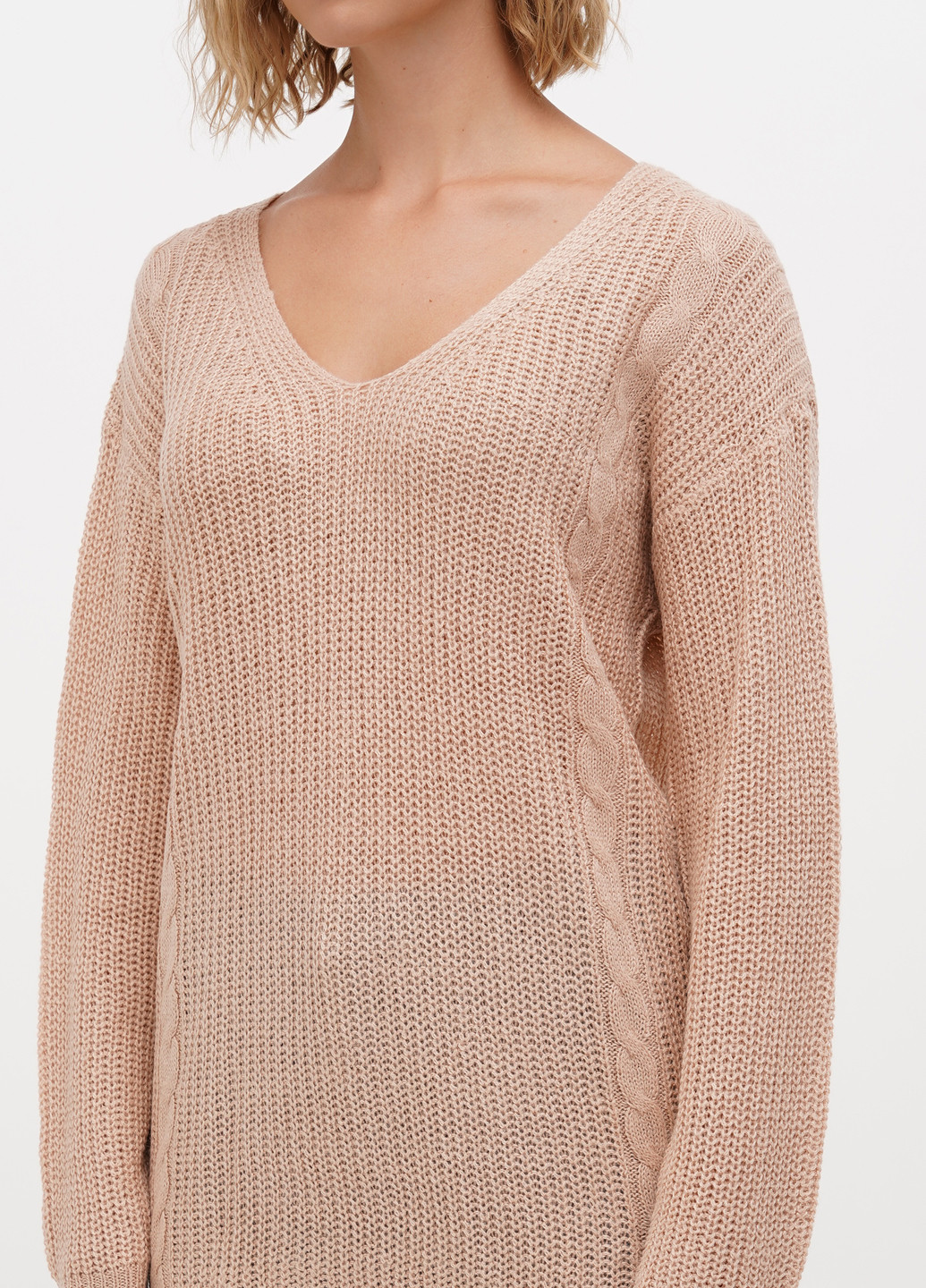 Бежевий демісезонний пуловер пуловер Boohoo