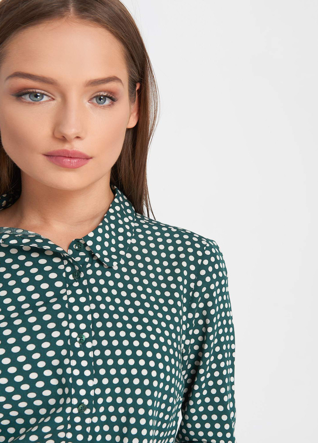 Зеленая демисезонная блуза Orsay