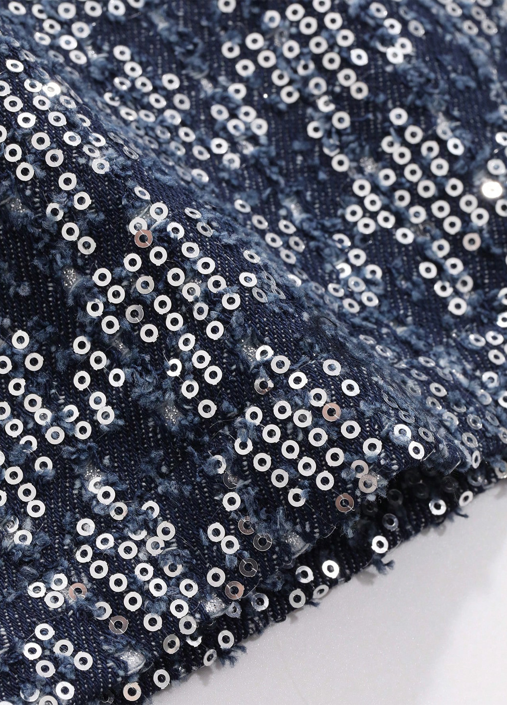 Синяя кэжуал, коктейльный однотонная юбка SHEIN