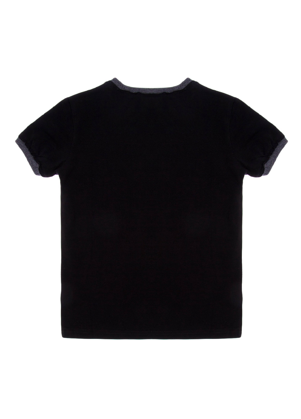 Чорна літня футболка з коротким рукавом Pinetti