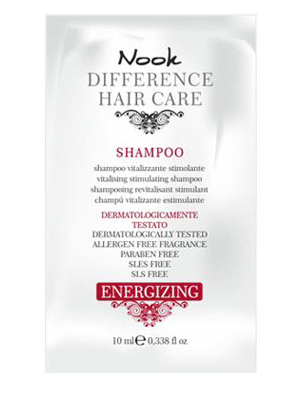 Шампунь стимулирующий Energizing Shampoo (пробник) 10 мл Nook (83217581)