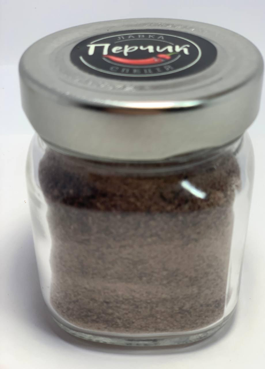 Чорна сіль мелена (Кала Намак) 205 грам в скляній банці No Brand (251407767)