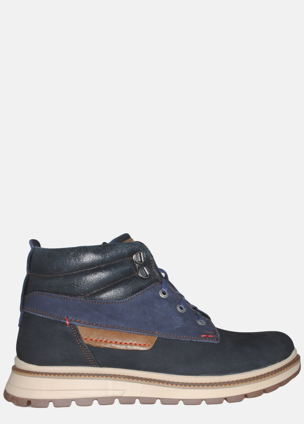 Синие зимние ботинки 138-1с.н-с.крэк синий Roberto Maurizi