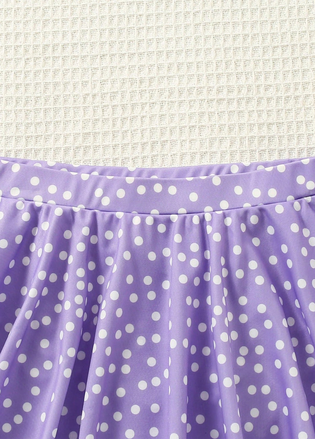 Фіолетовий літній комплект (топ, спідниця) SHEIN