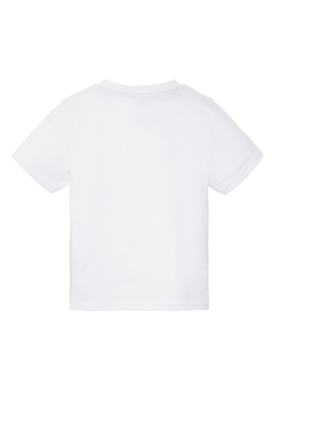Белый летний костюм (футболка, шорты) Lupilu