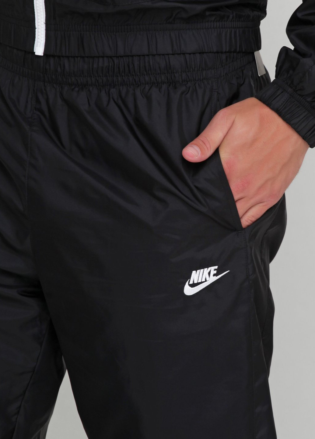 Чорний демісезонний костюм (вітровка, брюки) брючний Nike M Nsw Ce Trk Suit Hd Wvn