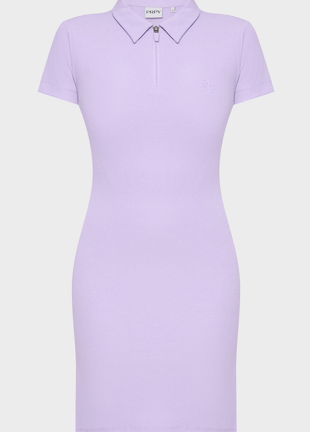 Лілова кежуал сукня поло PRPY однотонна